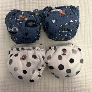 4 little joeys AIO newborn cloth diapers